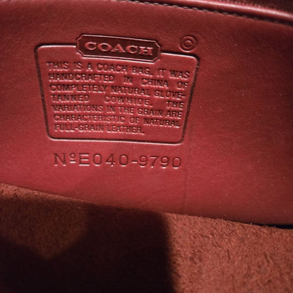 Vintage Coach City Bag 9790 - Picture 9 of 9